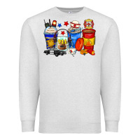Oatmeal Heather dispatcher coffee cups Premium Sweatshirt - Zillion Design Studio