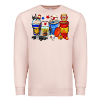 Pale Pink dispatcher coffee cups Premium Sweatshirt - Zillion Design Studio