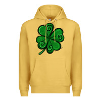 Antique Gold St. Patrick's Day Shamrock Premium Hoodie - Jasminsmagicworld
