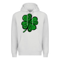 Dove Grey St. Patrick's Day Shamrock Premium Hoodie - Jasminsmagicworld