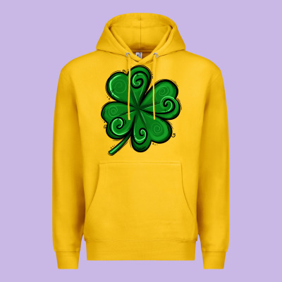 St. Patrick's Day Shamrock Premium Hoodie Designed By Jasminsmagicworld
