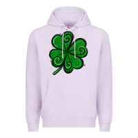 Lilac St. Patrick's Day Shamrock Premium Hoodie - Jasminsmagicworld