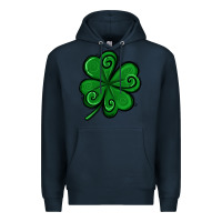 Navy St. Patrick's Day Shamrock Premium Hoodie - Jasminsmagicworld