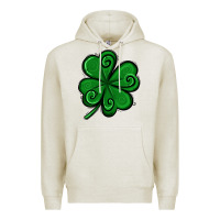Oatmeal Heather St. Patrick's Day Shamrock Premium Hoodie - Jasminsmagicworld