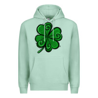 Seafoam St. Patrick's Day Shamrock Premium Hoodie - Jasminsmagicworld