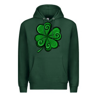 Sports Green St. Patrick's Day Shamrock Premium Hoodie - Jasminsmagicworld