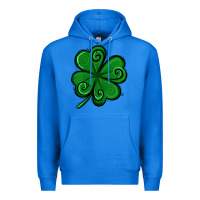 True Royal St. Patrick's Day Shamrock Premium Hoodie - Jasminsmagicworld