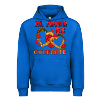 Cobalt el amor se comparte with churros Urban Hoodie - AdoDesignShop