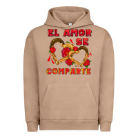 Pigment Burro el amor se comparte with churros Urban Hoodie - AdoDesignShop