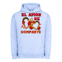 Pigment Grape Ice el amor se comparte with churros Urban Hoodie - AdoDesignShop