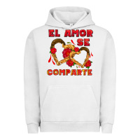 El Amor Se Comparte With Churros Urban Hoodie | Teevron