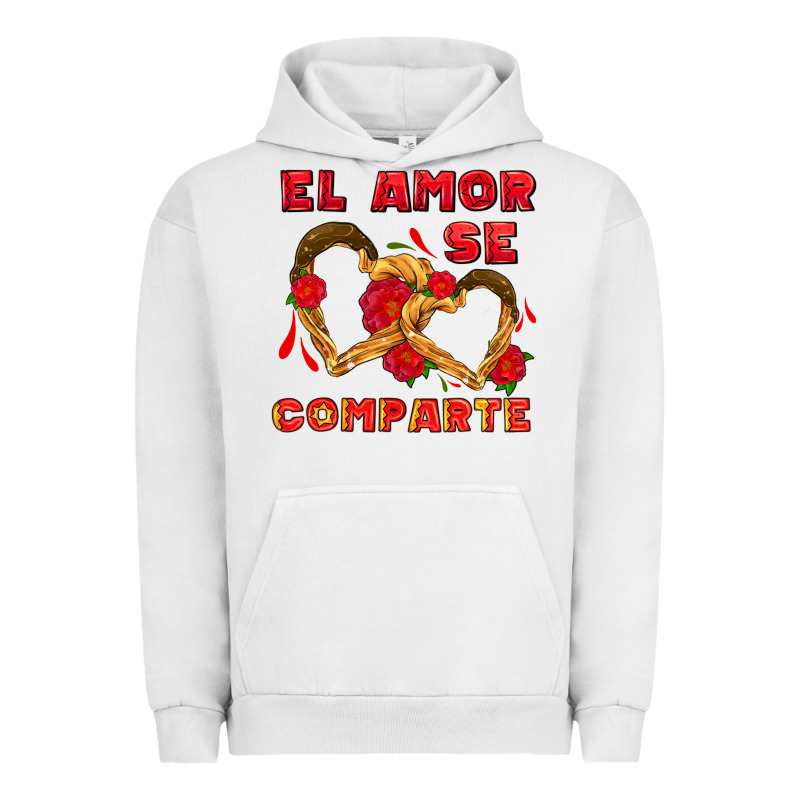 El Amor Se Comparte With Churros Urban Hoodie by AdoDesignShop | Teevron