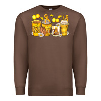 Chestnut childhood cancer coffee cups Premium Sweatshirt - Zillion Design Studio