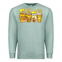Childhood Cancer Coffee Cups Premium Sweatshirt | Teevron