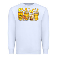 White childhood cancer coffee cups Premium Sweatshirt - Zillion Design Studio