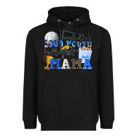 Black somebody's loud mouth volleyball mama Heavyweight Hoodie - Zillion Design Studio