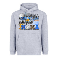 Heather Grey somebody's loud mouth volleyball mama Heavyweight Hoodie - Zillion Design Studio