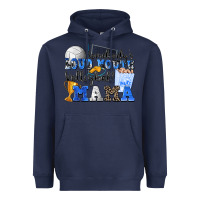 Navy somebody's loud mouth volleyball mama Heavyweight Hoodie - Zillion Design Studio