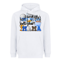 White somebody's loud mouth volleyball mama Heavyweight Hoodie - Zillion Design Studio