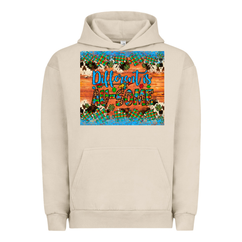 Different Is Au Some Autism Awareness Cowhide Leopard Tumbler Urban Hoodie by Artiststas | Teevron