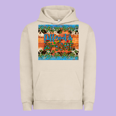 Different Is Au Some Autism Awareness Cowhide Leopard Tumbler Urban Hoodie Designed By Artiststas