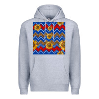 Heather Grey 4th of july sunflower seamless  pattern Premium Hoodie - BundleAndBundleShop
