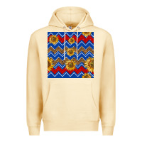 Pina Colada 4th of july sunflower seamless  pattern Premium Hoodie - BundleAndBundleShop