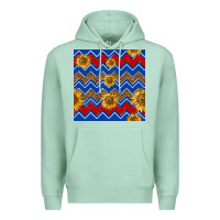 Seafoam 4th of july sunflower seamless  pattern Premium Hoodie - BundleAndBundleShop