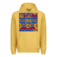 Antique Gold 4th of july sunflower seamless  pattern Premium Hoodie - BundleAndBundleShop