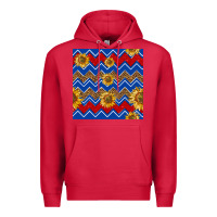 Cardinal 4th of july sunflower seamless  pattern Premium Hoodie - BundleAndBundleShop