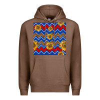 Chestnut 4th of july sunflower seamless  pattern Premium Hoodie - BundleAndBundleShop