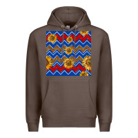 Coffee 4th of july sunflower seamless  pattern Premium Hoodie - BundleAndBundleShop