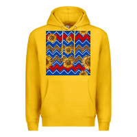Lemon 4th of july sunflower seamless  pattern Premium Hoodie - BundleAndBundleShop