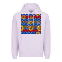 Lilac 4th of july sunflower seamless  pattern Premium Hoodie - BundleAndBundleShop