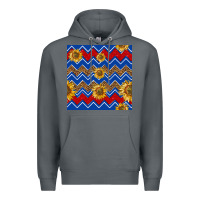 Rock 4th of july sunflower seamless  pattern Premium Hoodie - BundleAndBundleShop