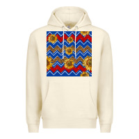 Sandshell 4th of july sunflower seamless  pattern Premium Hoodie - BundleAndBundleShop