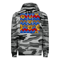 Slate Camo 4th of july sunflower seamless  pattern Premium Hoodie - BundleAndBundleShop