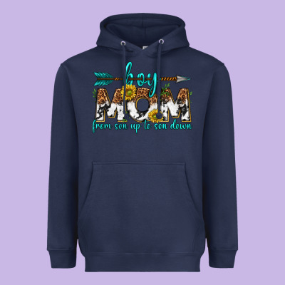 Heavyweight Hoodie boy mom from son up to son down  western