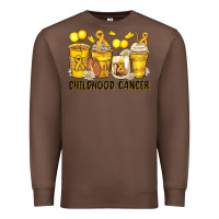 Chestnut childhood cancer coffee cups Premium Sweatshirt - Zillion Design Studio