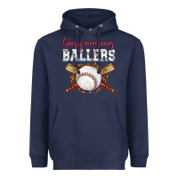 Navy busy raising ballers baseball Heavyweight Hoodie - texasbilliewilder