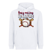 White busy raising ballers baseball Heavyweight Hoodie - texasbilliewilder