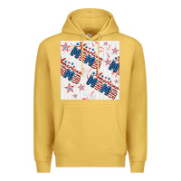 Antique Gold american mama seamless pattern Premium Hoodie - BundleAndBundleShop