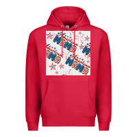 Cardinal american mama seamless pattern Premium Hoodie - BundleAndBundleShop