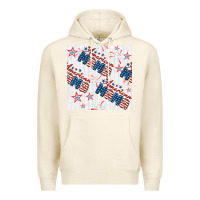 Tofu american mama seamless pattern Premium Hoodie - BundleAndBundleShop