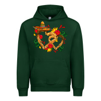 Forest Green Churros with love and sombrero Urban Hoodie - AdoDesignShop