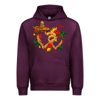Mauve Wine Churros with love and sombrero Urban Hoodie - AdoDesignShop