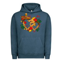 Pigment Midnight Navy Churros with love and sombrero Urban Hoodie - AdoDesignShop