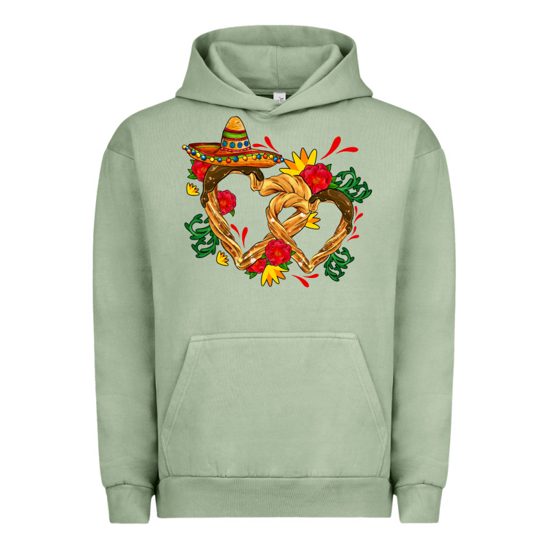 Churros With Love And Sombrero Urban Hoodie by AdoDesignShop | Teevron