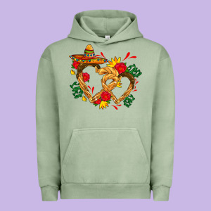 Churros With Love And Sombrero Urban Hoodie Designed By Adodesignshop
