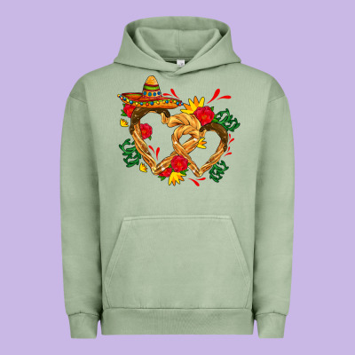 Churros With Love And Sombrero Urban Hoodie Designed By Adodesignshop